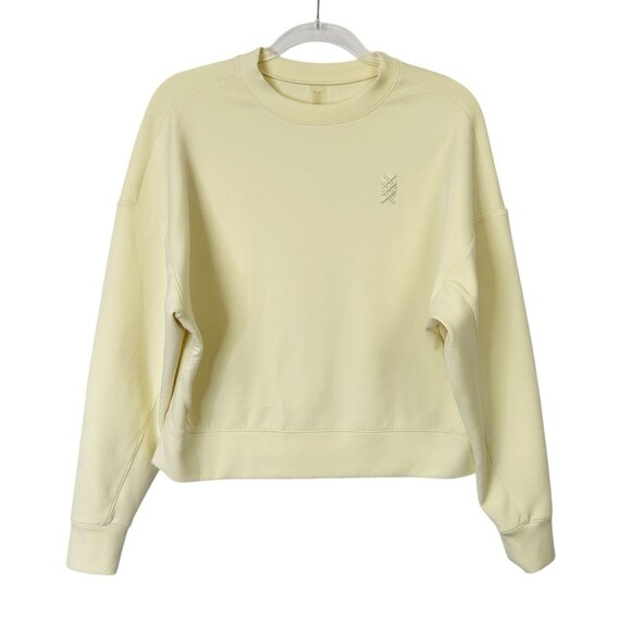 Rhone Dream Glow Crew Neck Sweatshirt Women’s Size XS Lemon Mist Yellow - Picture 1 of 8